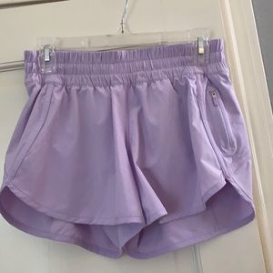 Lululemon Lavender tracker shorts size 8